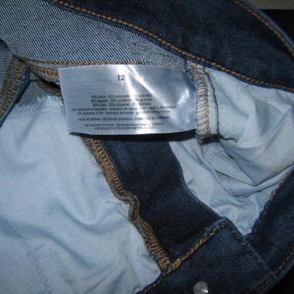 Jessica Simpson Women's High Rise Flare Jean Flare Leg Opening Copper Rivets 12 - Picture 5 of 6